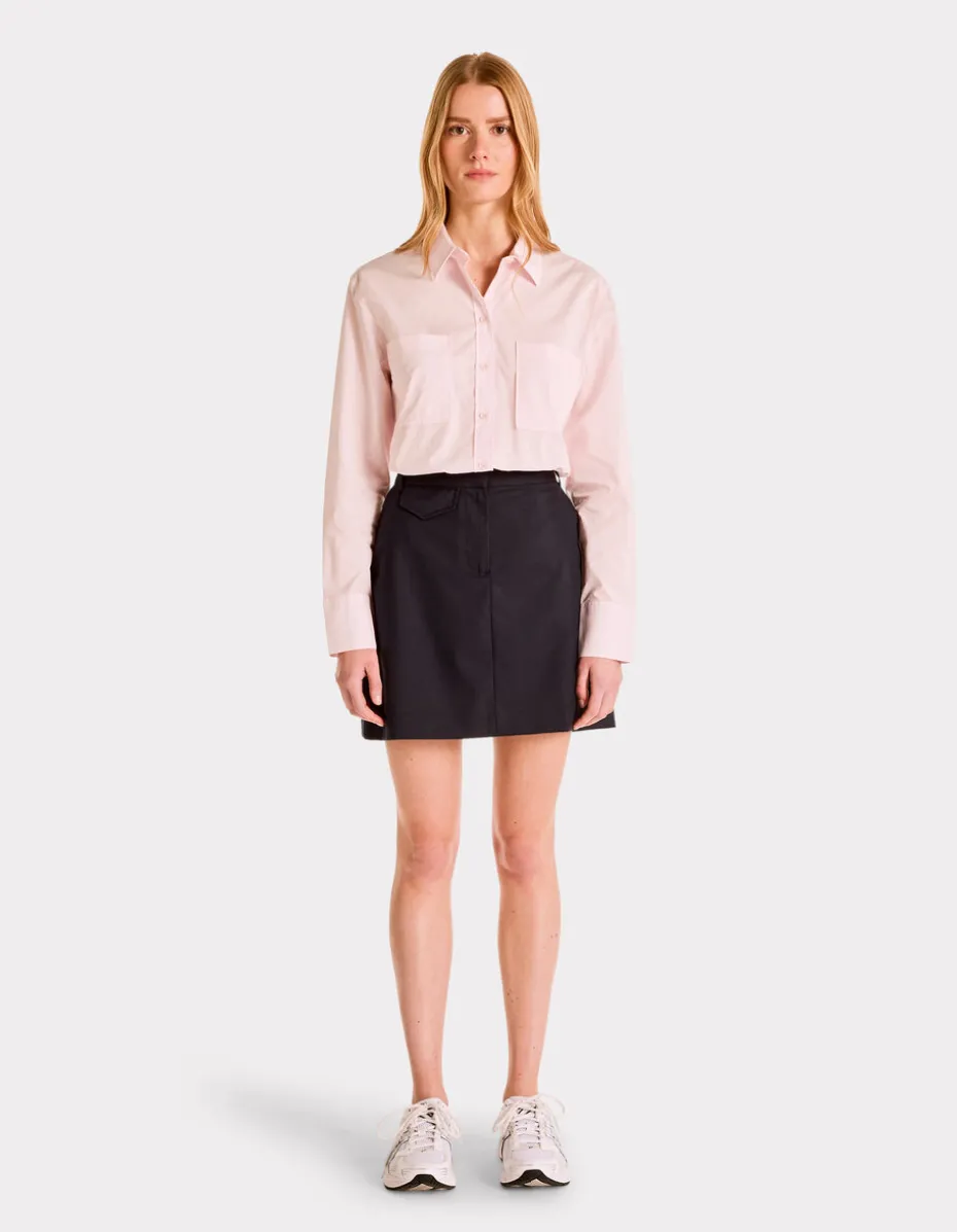 Groot katoenen shirt - roze