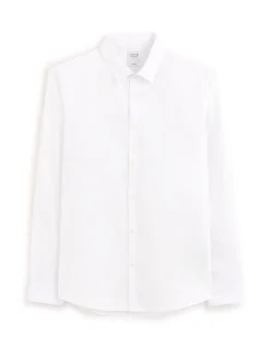 Hemd extra slim stretch katoen - wit