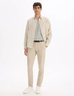 Hemd regular fit 100% linnen - naturel