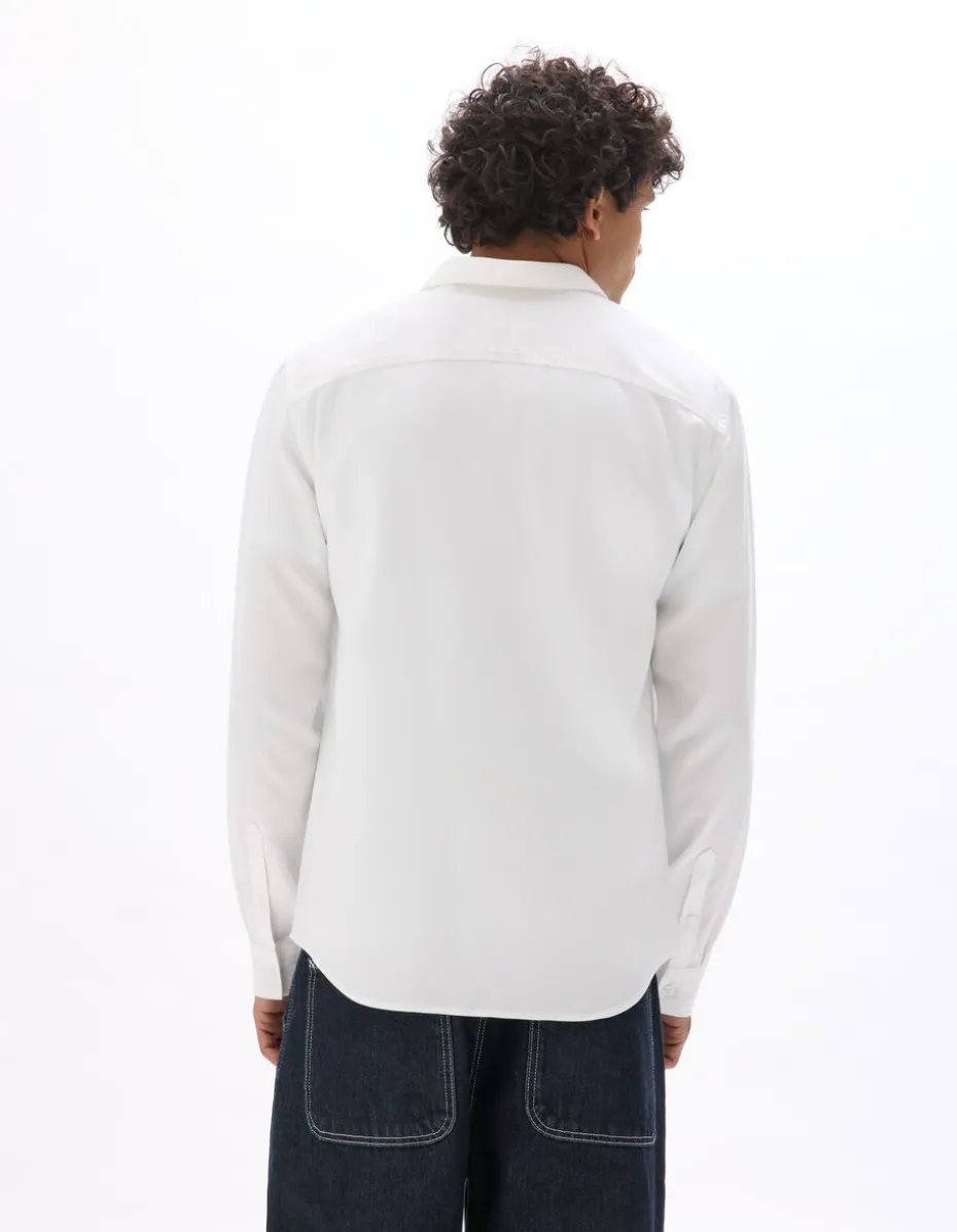 Hemd regular fit 100% TENCEL™ Lyocell - wit