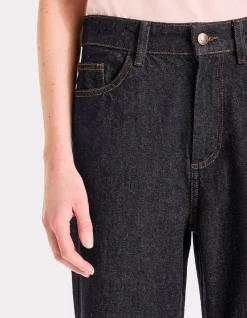 High waist flared jeans - denim