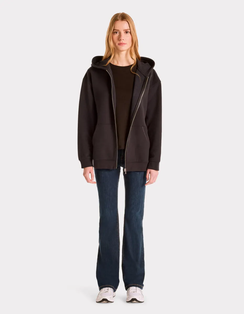 High waist jeans - donkerblauw