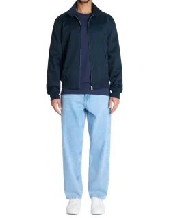 Hoge kraag vest - marine