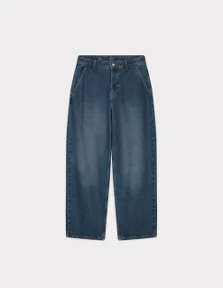 Italiaanse pocket jeans - blauw