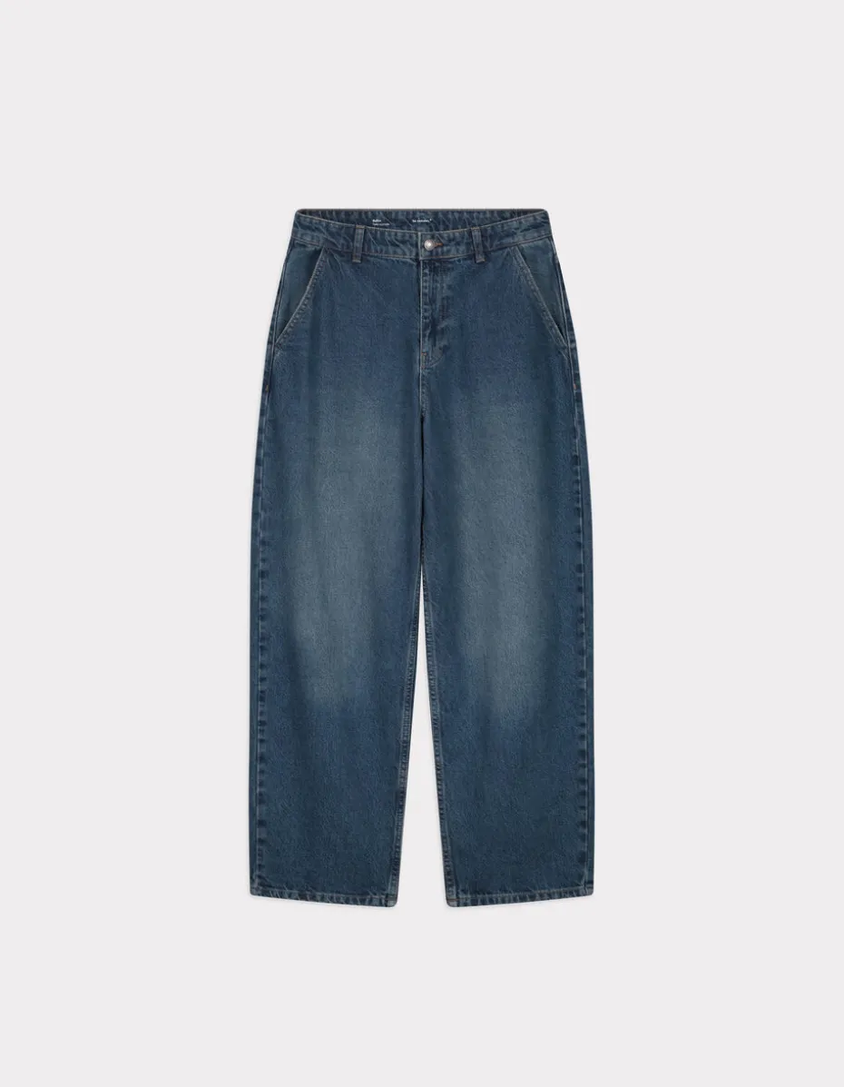 Italiaanse pocket jeans - blauw