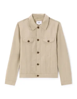 Jas met andere - beige