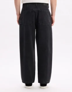 Jean baggy 100% katoen C75 - zwart