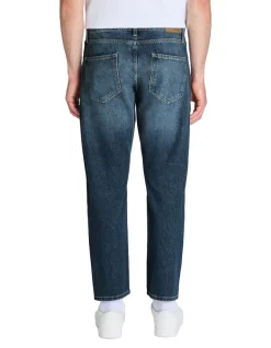 Jean ontspannen 100% katoen c85 - denim