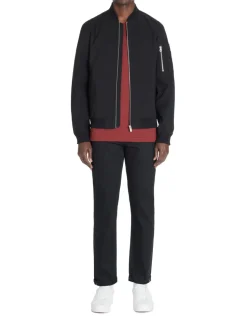 Jean recht 100% katoen stretch C15 - zwart