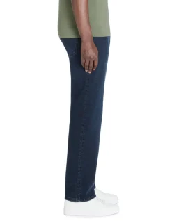 Jean regular katoen stretch c5 3 lengtes - marine
