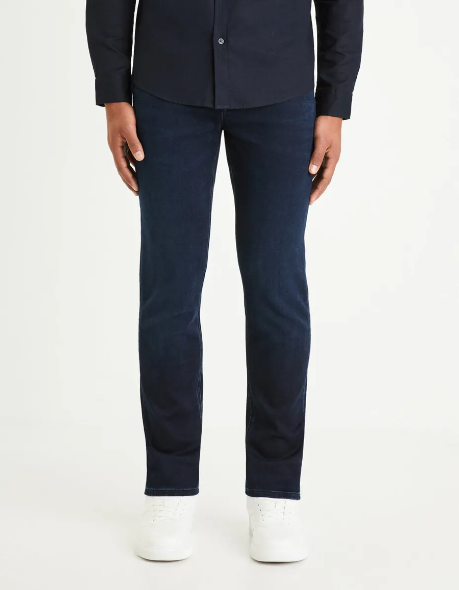 Jean straight stretch C15 3 lengtes - marine