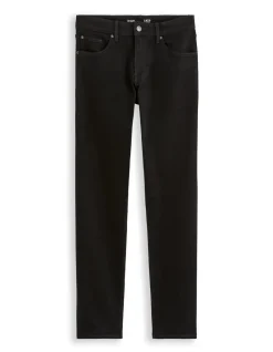 Jean straight stretch C15 3 lengtes - zwart