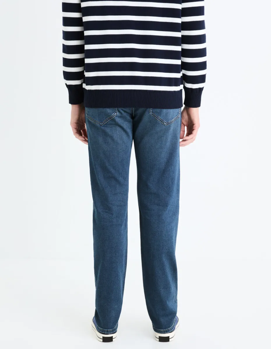 Jean straight stretch C15 3 lengtes - blauw