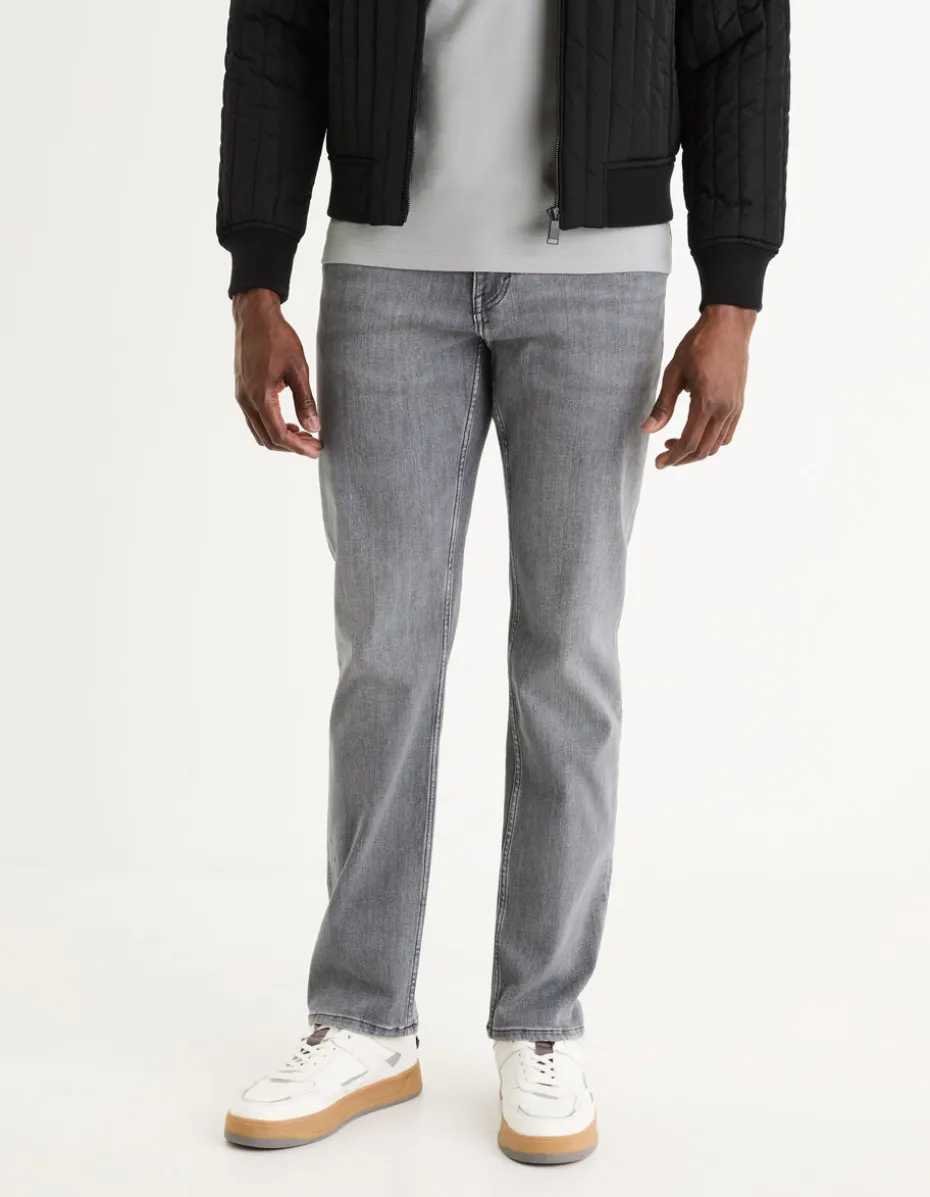 Jean straight stretch C15 3 lengtes - grijs