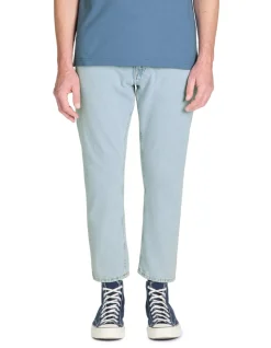 Jeans ontspannen 100% katoen c85 - lichtblauw