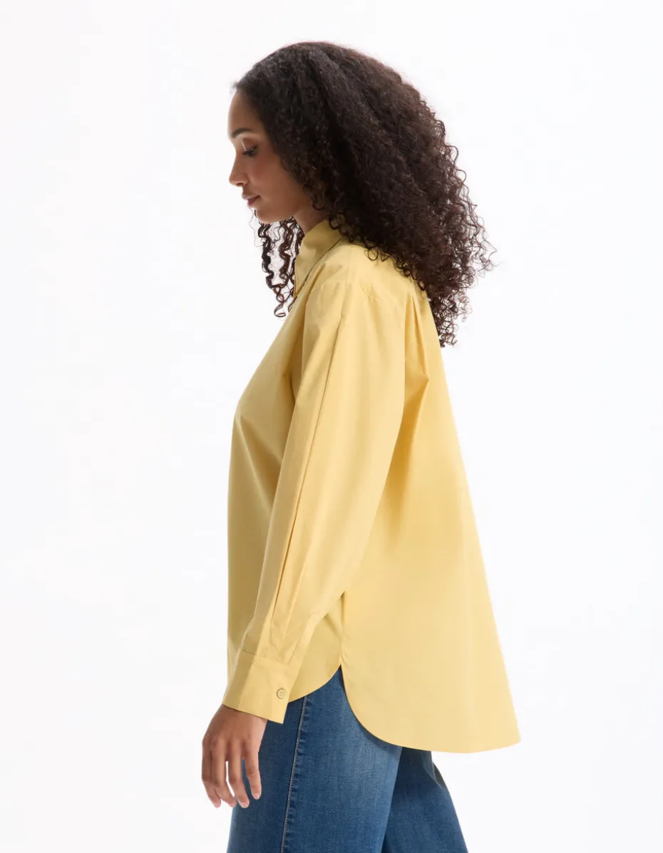 Katoenen blouse - geel