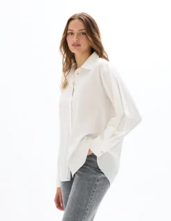 Katoenen blouse - wit