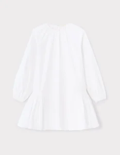 Korte ruchejurk - wit
