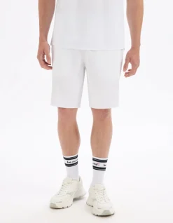 Korte stretch sportkleding - wit