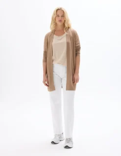 Lange mouwen vest - bruin