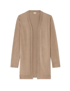 Lange mouwen vest - bruin