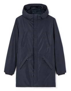 Lange parka - marine