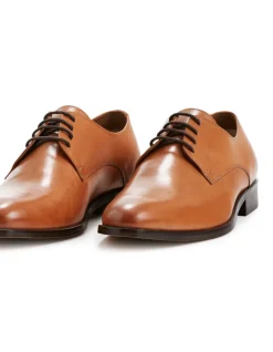 Leren derbies - bruin