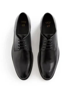 Leren derbies - Zwart