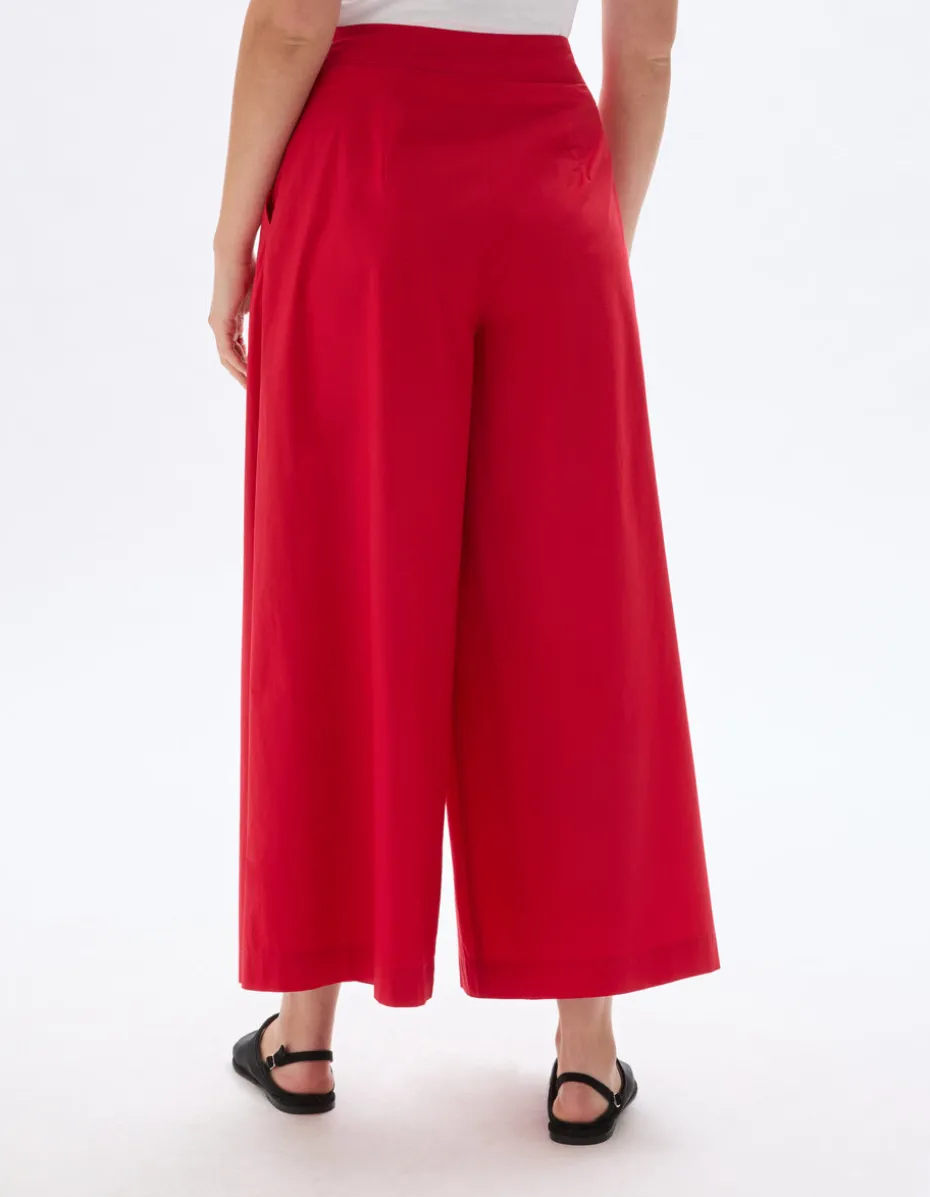 Lichte, vloeiende broek - rood