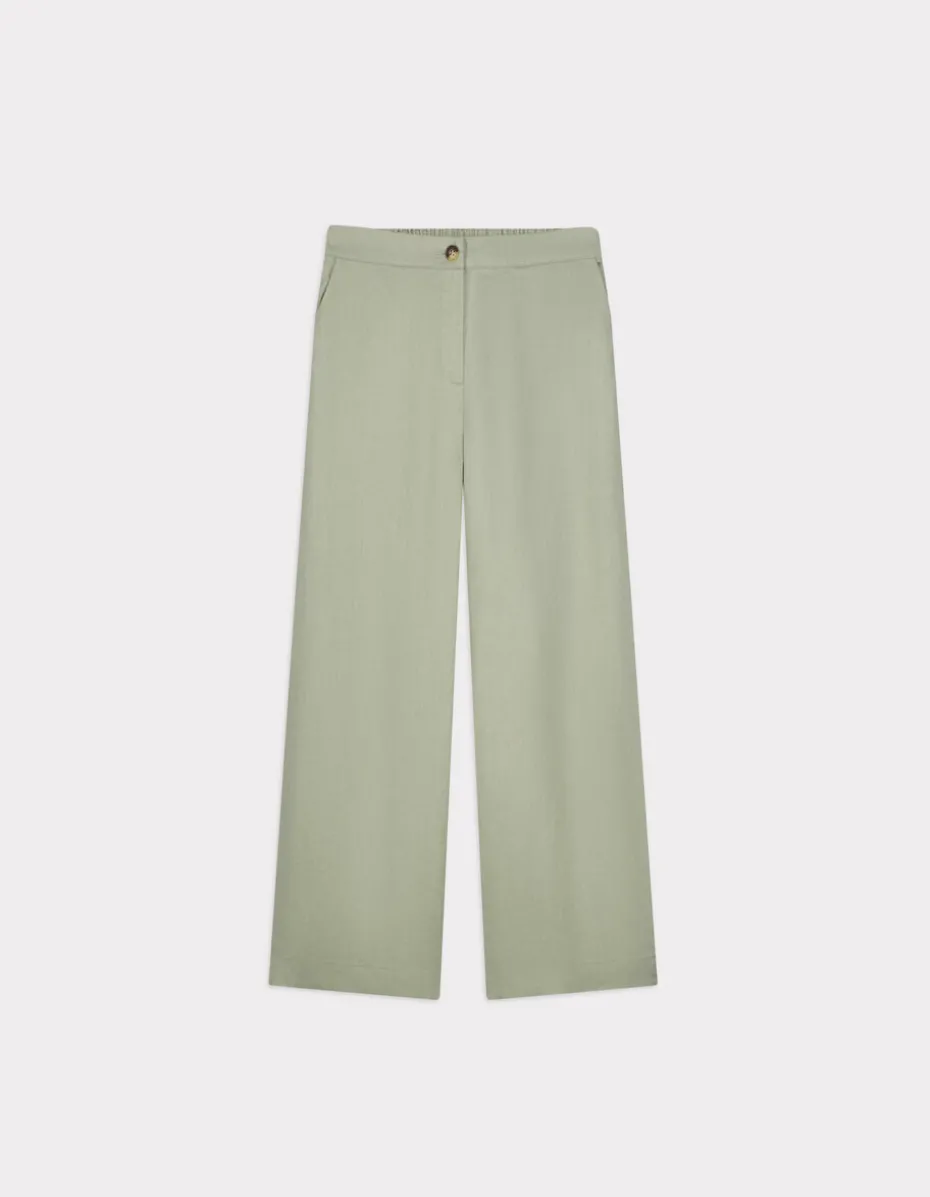 Linnen broek - groen