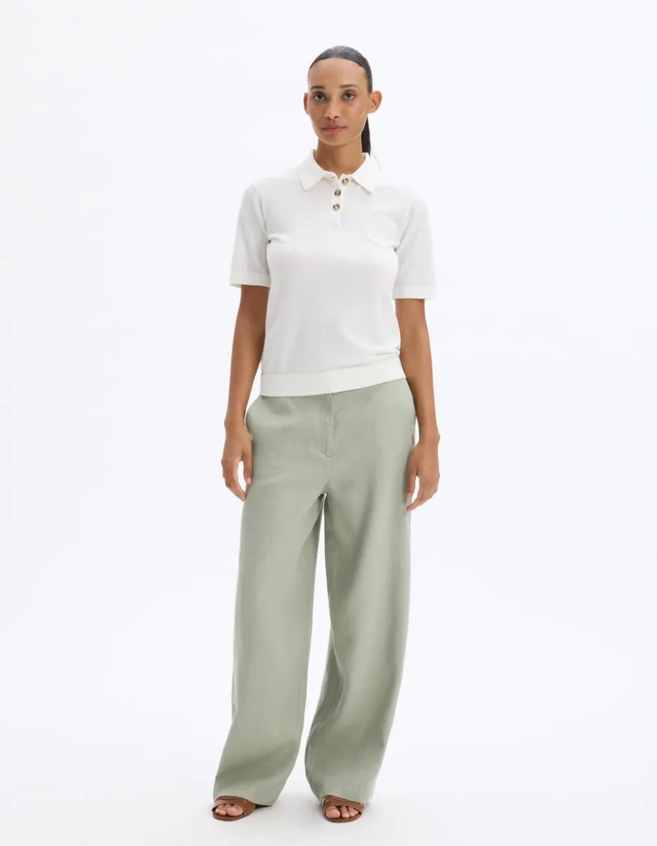 Linnen broek - groen