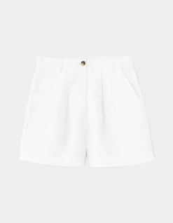Linnen shorts - wit