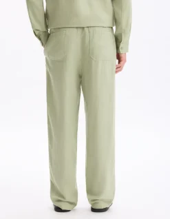 Loose pantalon - groen