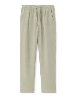 Loose pantalon 100% lin - groen