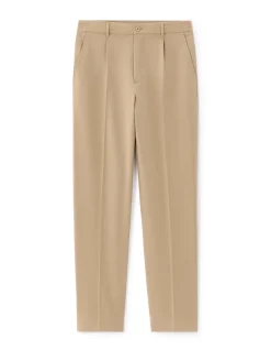 Loose stretch pantalon - beige