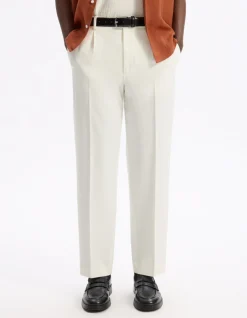 Loose stretch pantalon - beige