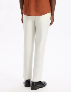 Loose stretch pantalon - beige