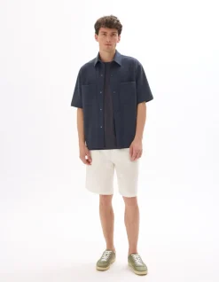 Losvallende Blouse - marine