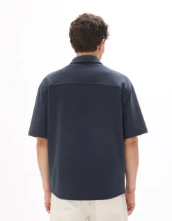 Losvallende Blouse - marine