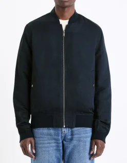 Lyocell en linnen mix bomber