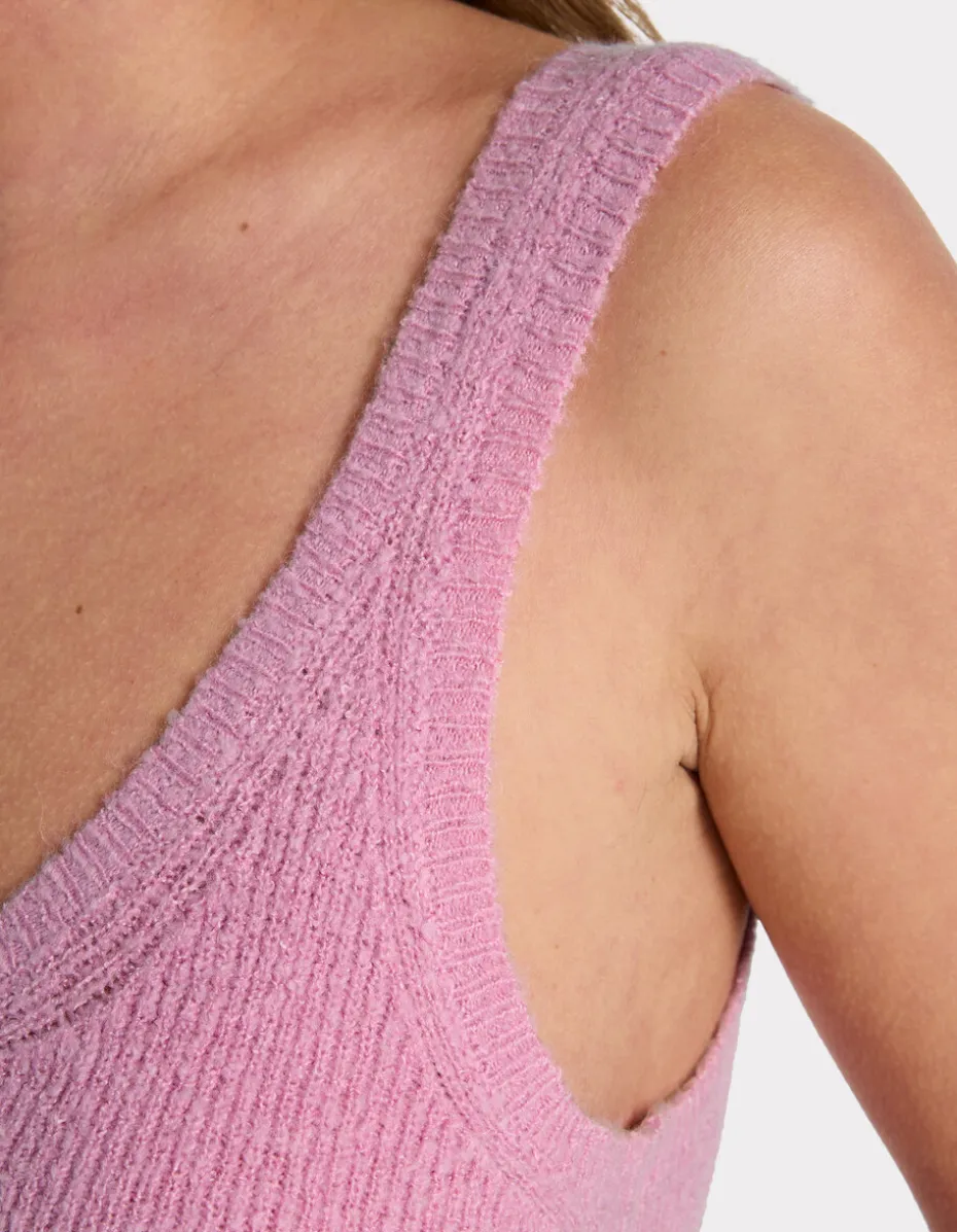Mesh tanktop - roze