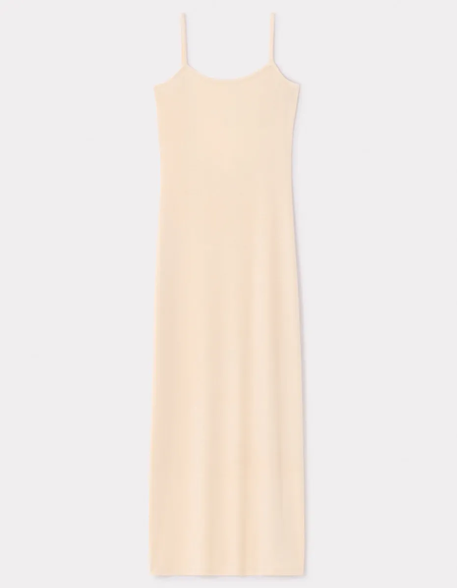 Modal bodycon jurk - beige