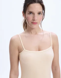 Modal bodycon jurk - beige