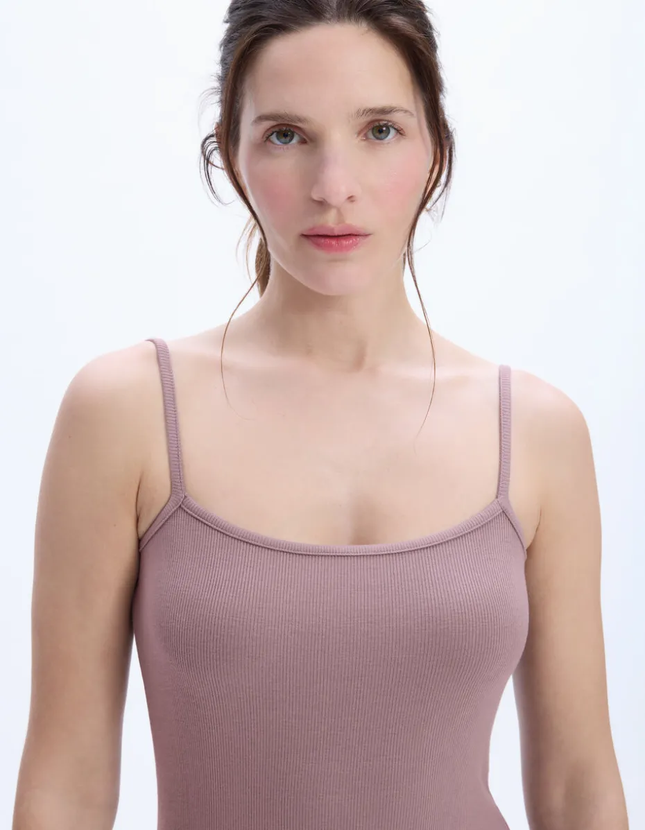 Modal bodycon jurk - paars