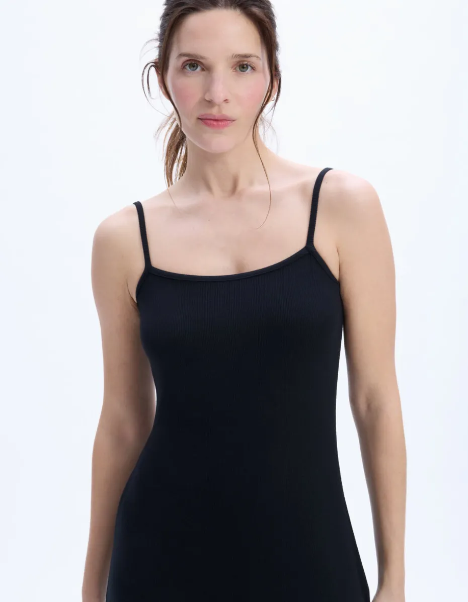 Modal bodycon jurk - zwart