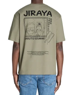 Naruto Shippûden - kaki T-shirt