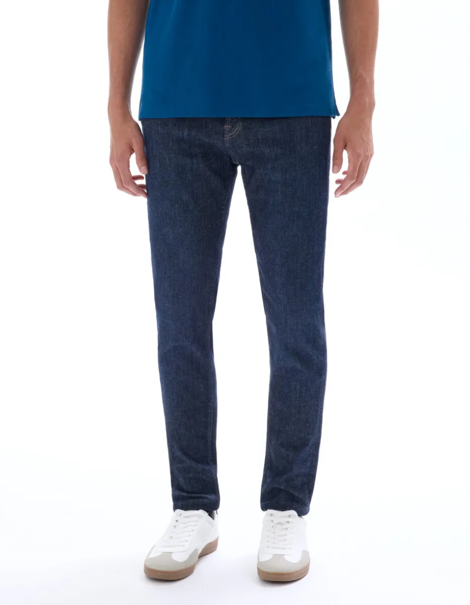 nl Jean slim C25 powerflex - donkerblauw