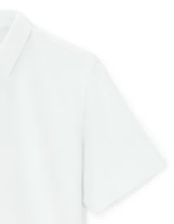 Normaal jersey shirt - wit