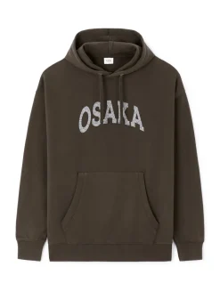 Oversized hoodie met capuchon 100% katoen - khaki