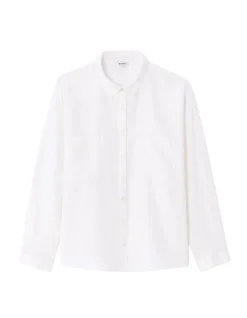 Oversized linnen overhemd - wit